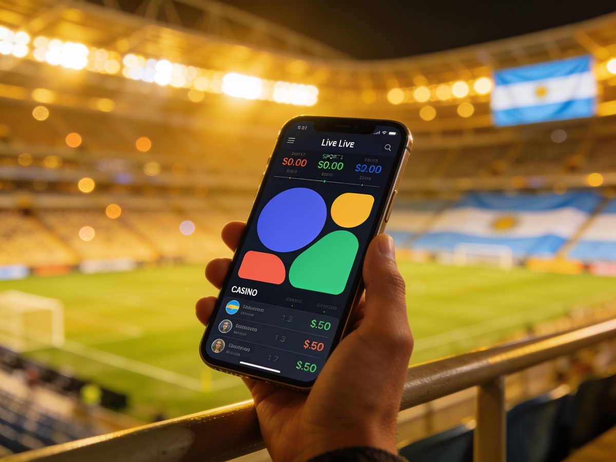La aplicación de BetWarrior en un teléfono